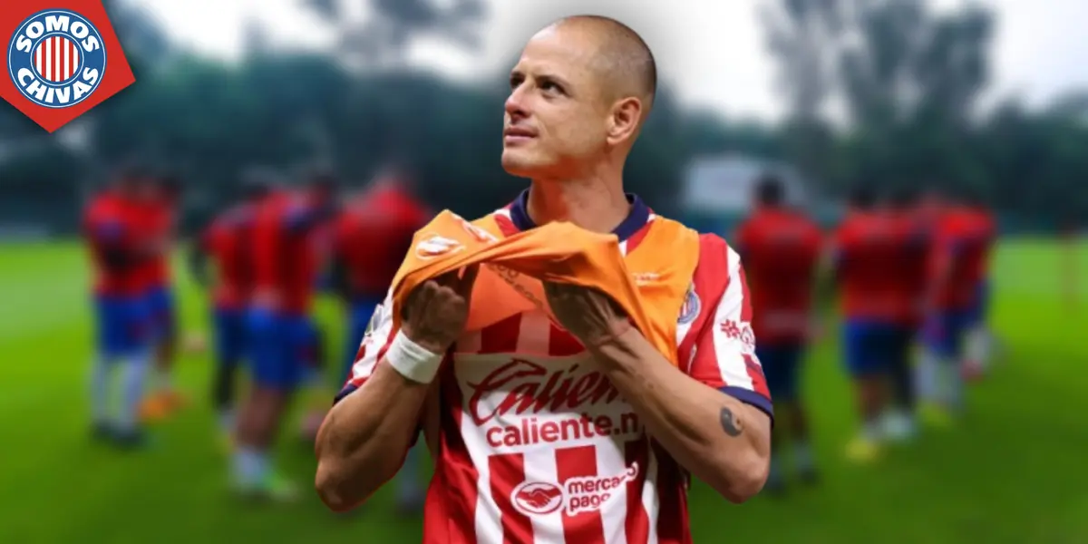 Javier Hernández en Chivas (Fuente: MEXSPORT)
