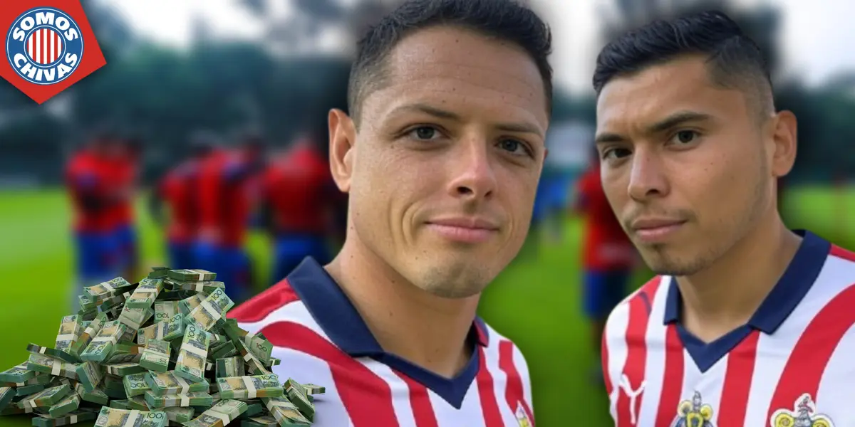 Javier Hernández y Orbelín Pineda en Chivas (Fuente: GROK)