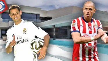 Javier Hernánez en el Real Madrid y Chivas (Fuente: MEXSPORT)