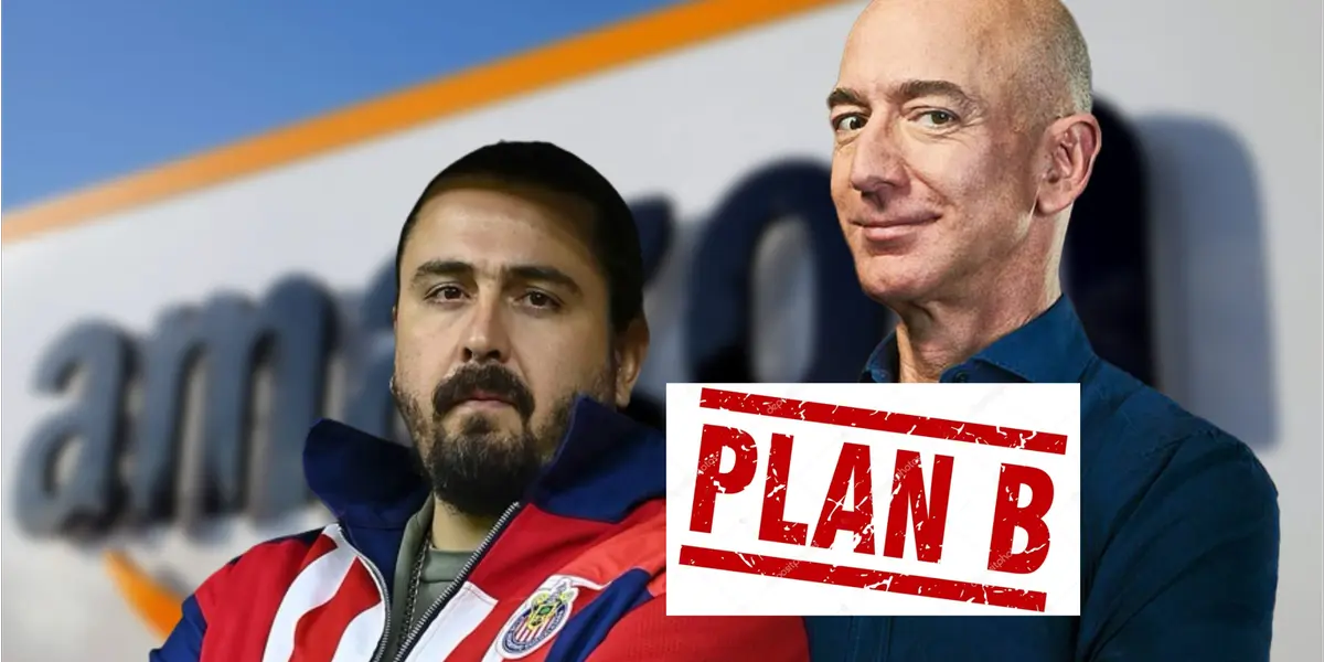 Jeff Bezos junto a Amaury Vergara / El Futbolero