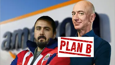 Jeff Bezos junto a Amaury Vergara / El Futbolero