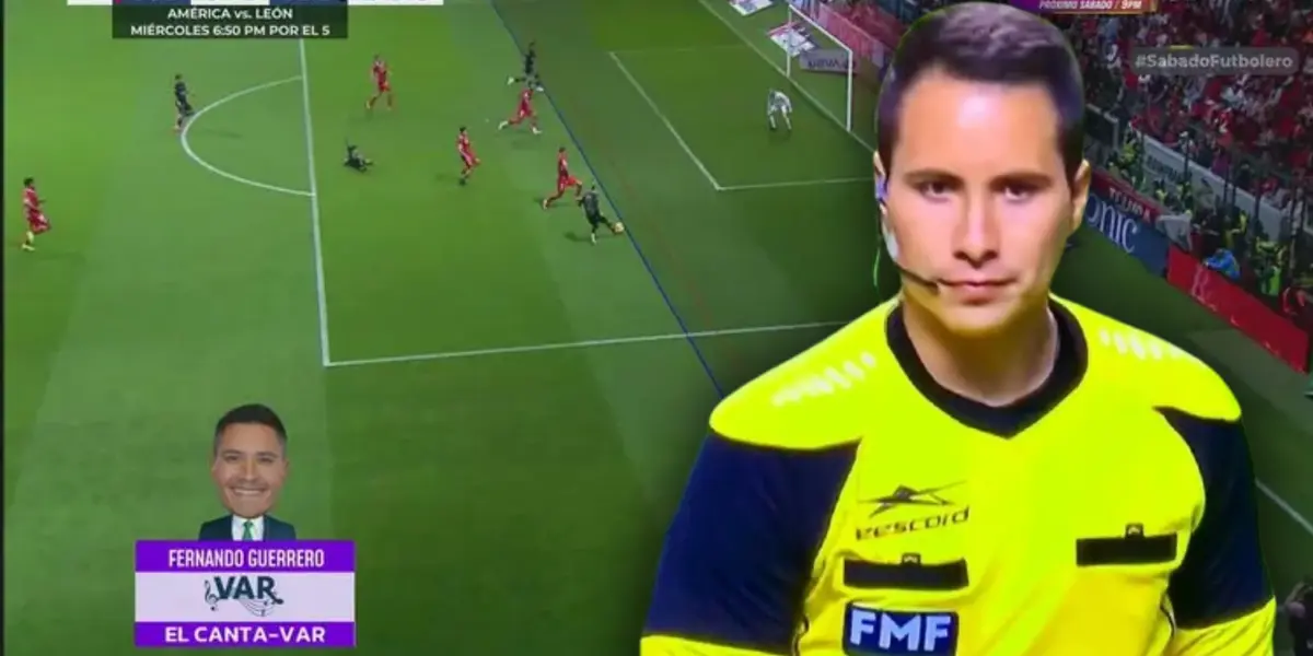 Jesús Lóprez, árbitro del Toluca vs Chivas (Fuente: MEXSPORT)