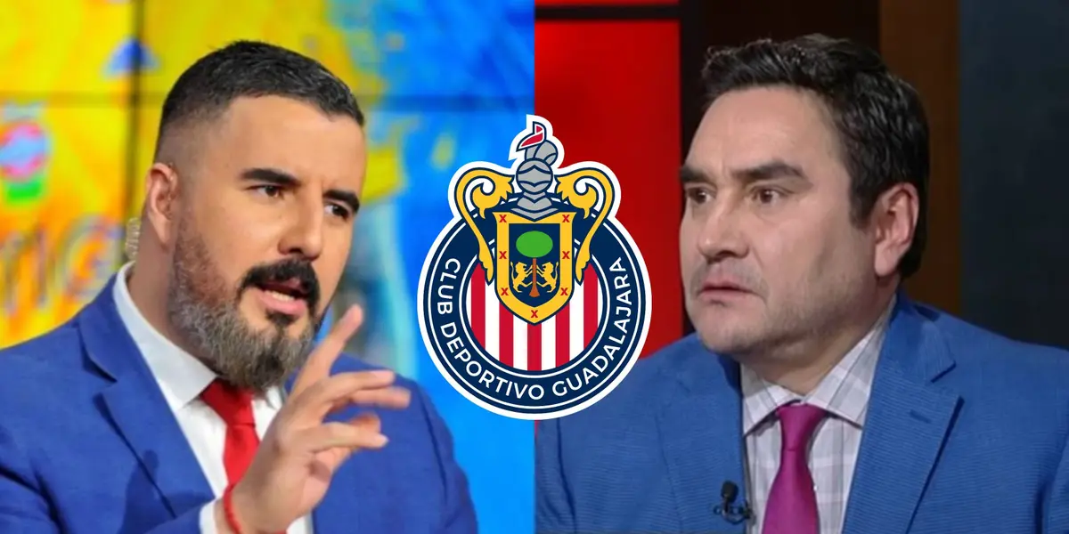 Jorge Pietrasanta aprovechó el gran momento de Chivas para hacer que Álvaro Morales quede en ridículo.