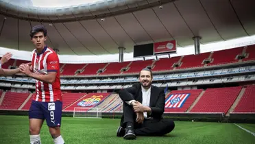 José Juan con Chivas y Amaury en el Akron