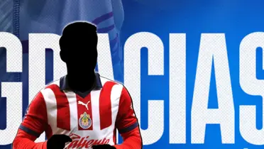 Jugador incógnito de Chivas junto a anuncio de despedida / FOTO X