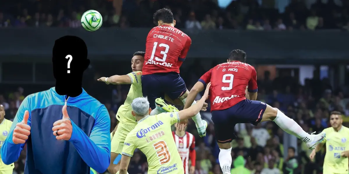 Jugador incógnito junto al Chivas vs América Clausura 2023 / FOTO Facebook