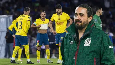 Jugadores América y Amaury Vergara (Foto tomada de: MexSport)