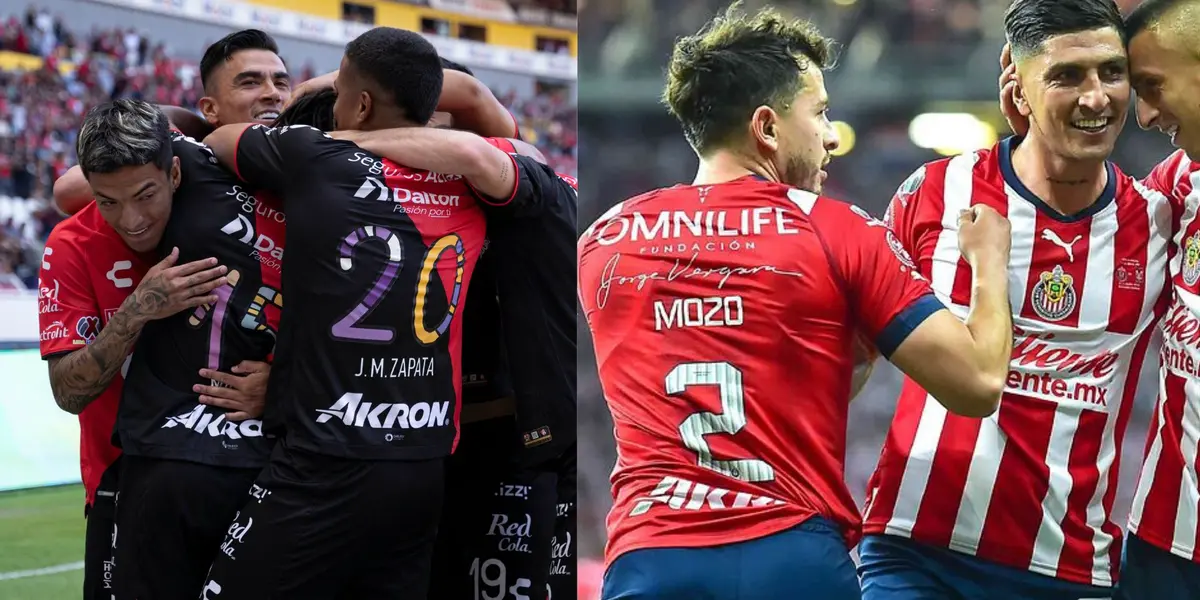 Jugadores de Atlas y Chivas