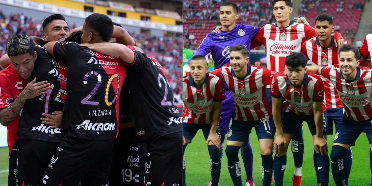 Jugadores de Atlas y Chivas