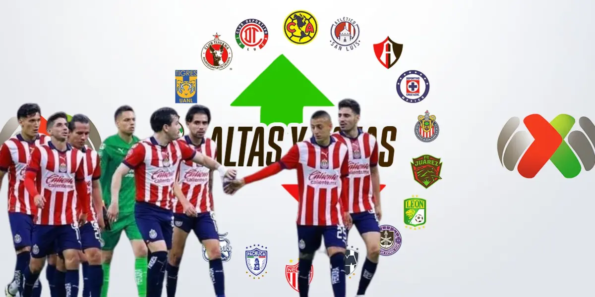 Jugadores de Chivas al término de un partido