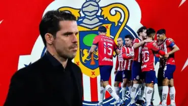 Jugadores de Chivas celebrando y Gago