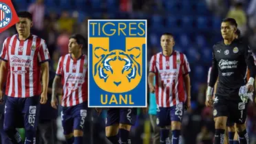 Jugadores de Chivas durante la derrota (Fuente: MEXSPORT)