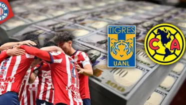 Jugadores de Chivas (Fuente: MEXSPORT)