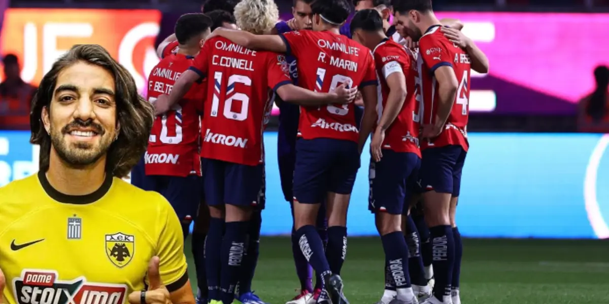 Jugadores de Chivas reunidos y Pizarro