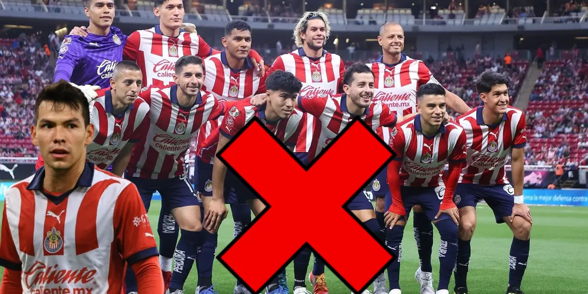 Jugadores de chivas tachados y el Chuky con la de Chivas