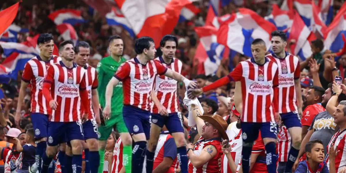 Jugadores de Chivas y la aficion
