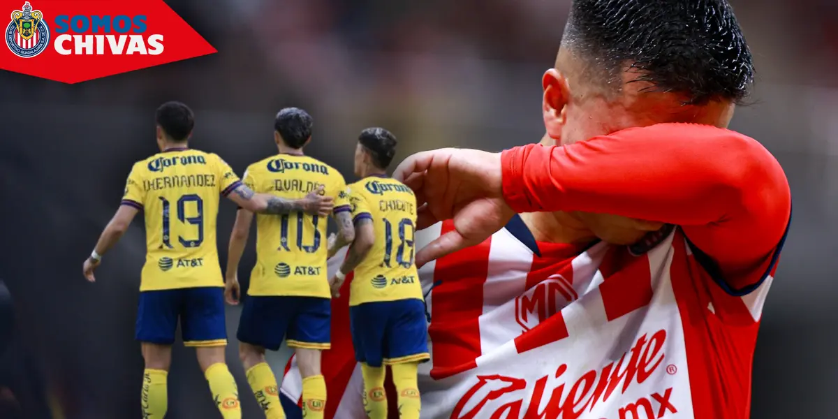 Jugadores del América y Chivas (Fuente: MEXSPORT)