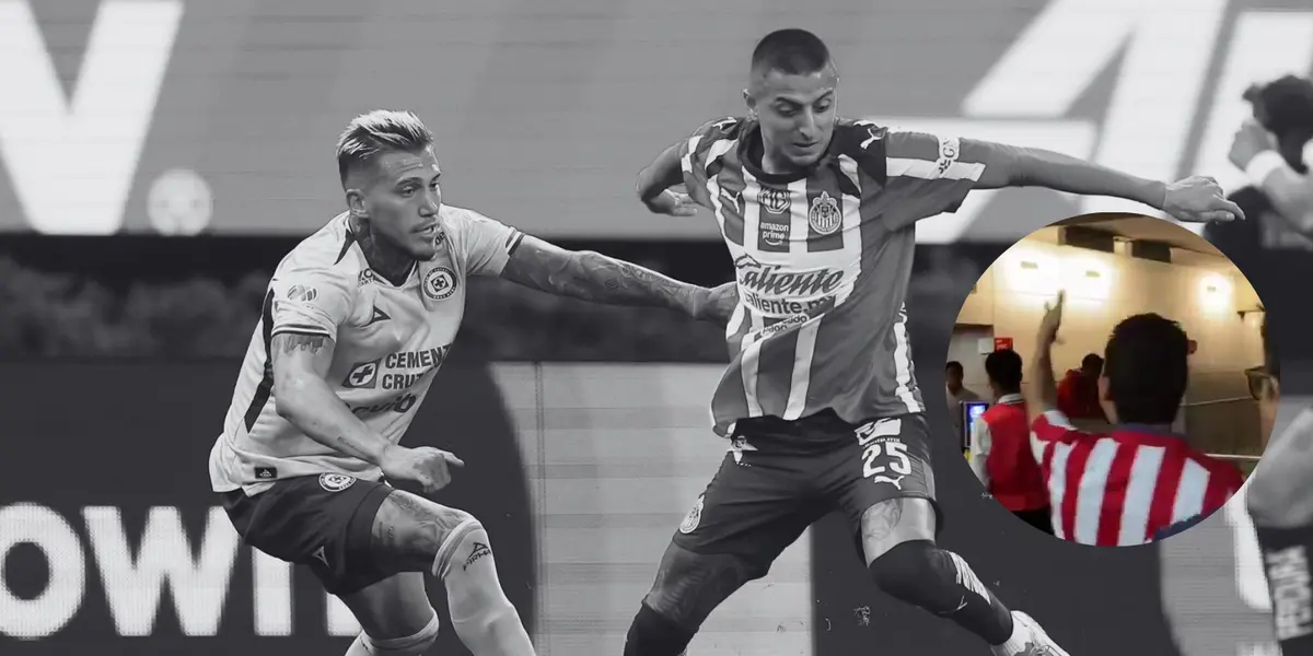 Jugadores en partido, tomado de Chivas