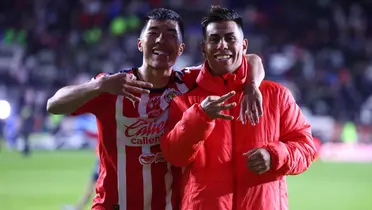 Jugadores festejando. Foto: Chivas