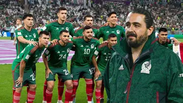 Jugadores México y Amaury Vergara (Foto tomada de: MexSport)