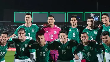 Jugadores previo a partido. Foto: Selección Mexicana