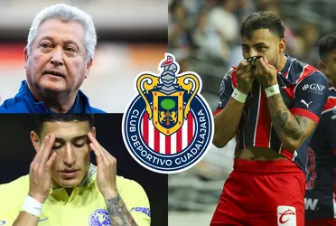 La reacción de Vucetich tras el golazo de Alexis Vega con Chivas en su suelo frente a Rayados.