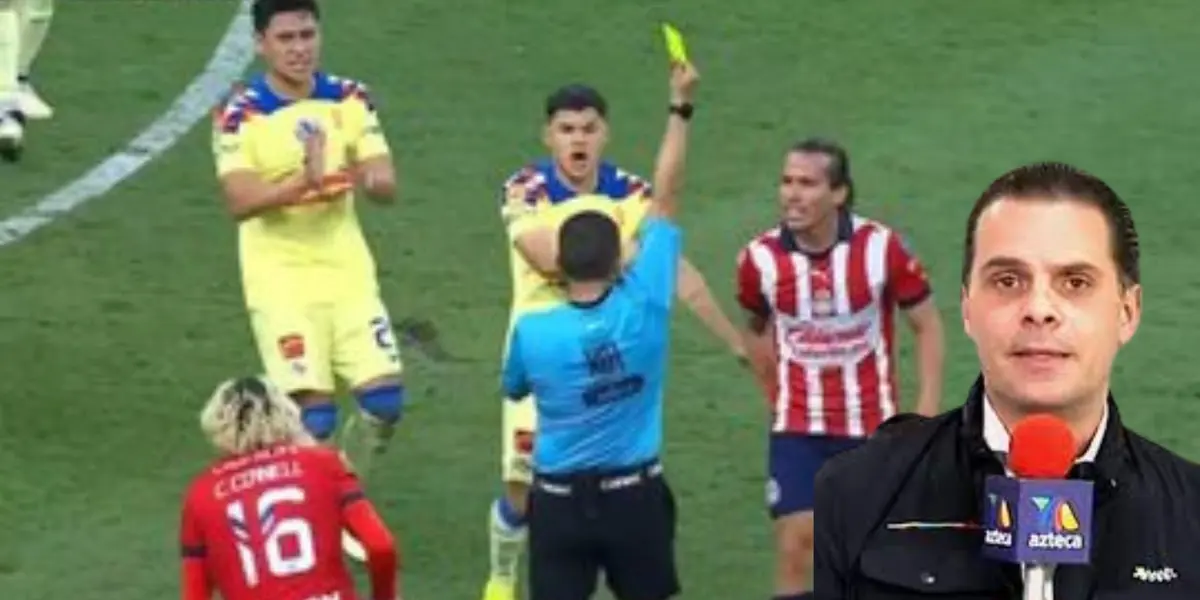 Le sacan la amarilla al Oso vs América y Martinoli