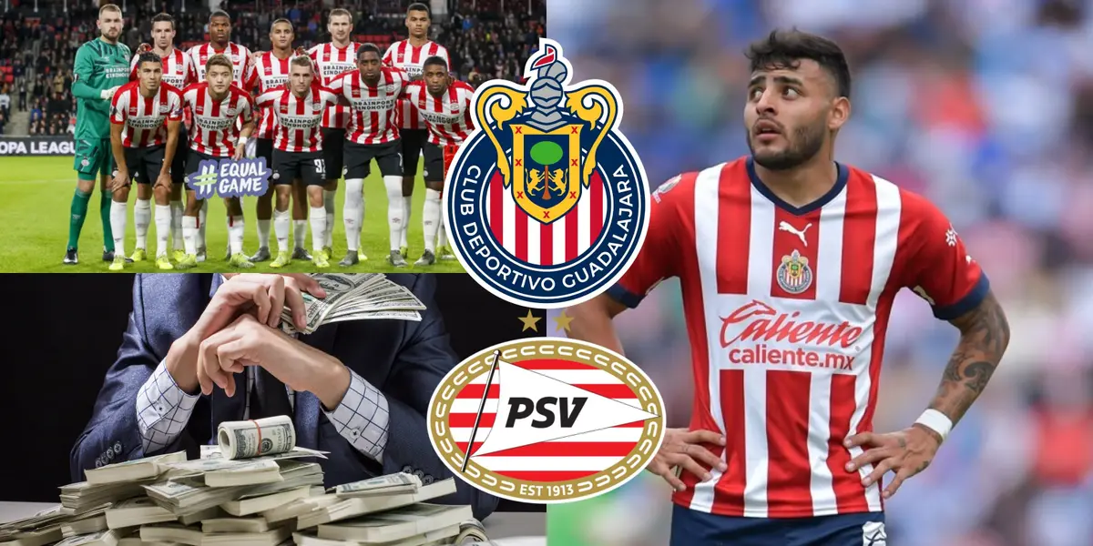 Lo que el PSV pagaría por sacar a Alexis Vega de Chivas ahora que el delantero se quiere quedar.