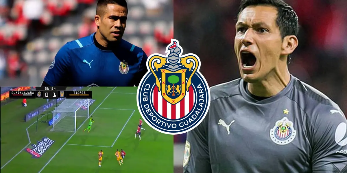 Lo que pediría Rodolfo Cota para volver a Chivas tras el error de Miguel Jiménez en el partido contra Tigres.