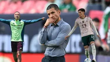 Lozano con Piojo y Chiquete en el Tricolor