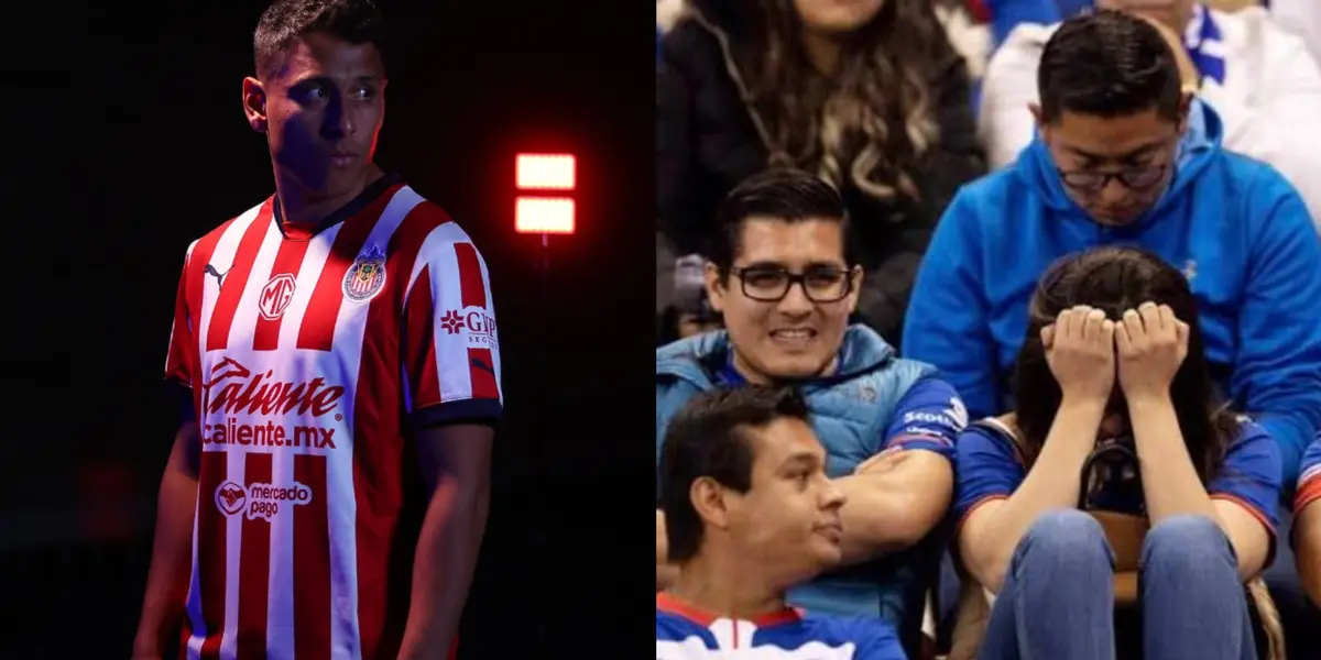 Luis Romo hizo una declaración que no le gustará a la afición de Cruz Azul | Foto: X @chivas y @clubcruzazul