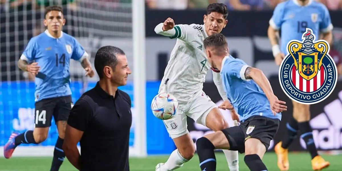 México vs Uruguay, Jaime Lozano y el escudo de Chivas