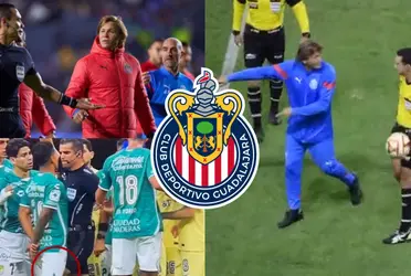 Mientras al árbitro Fernando Hernández lo suspenderían 10 partidos por agredir a un jugador, el auxiliar técnico de Chivas tendría otra sanción.