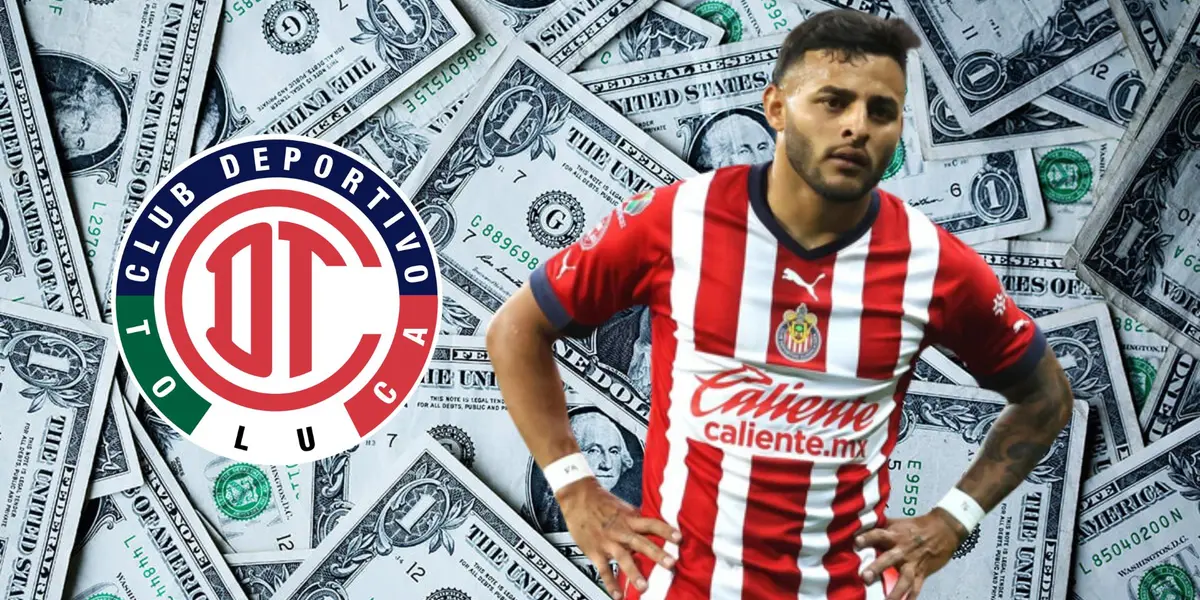 Mientras Alexis Vega ganaba 2 millones de dólares con las Chivas, lo que ganaría ahora con el Toluca