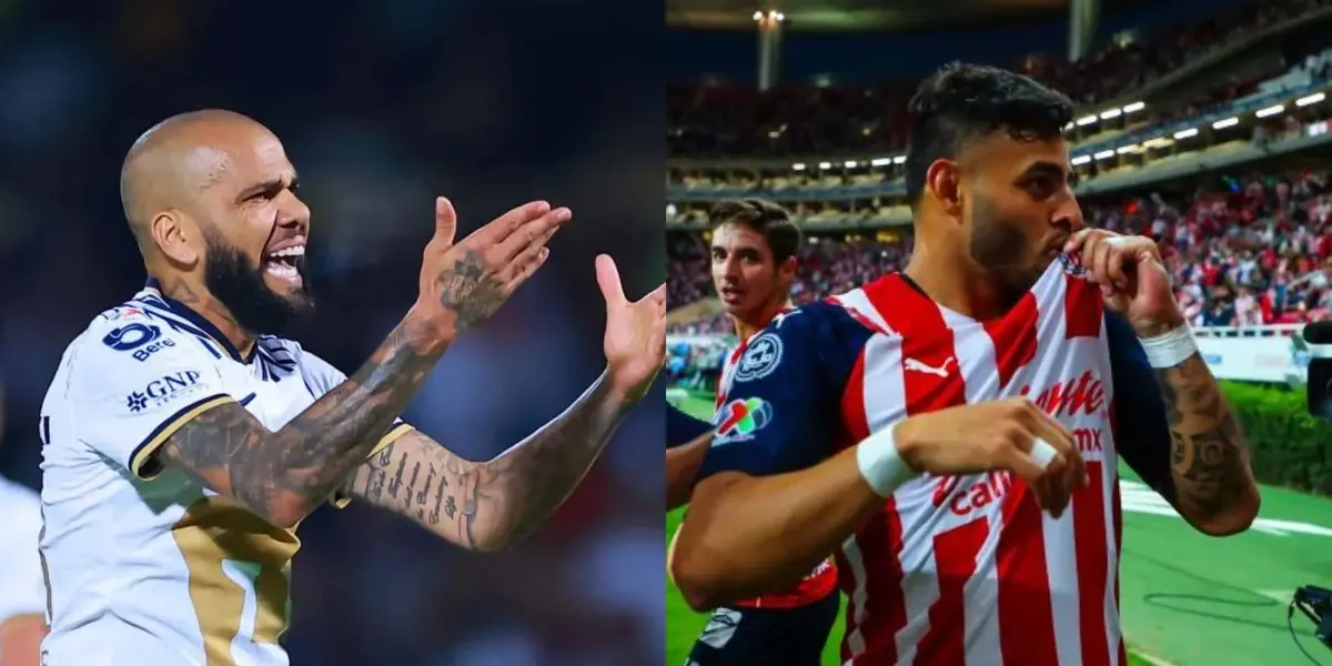 Mientras Dani Alves quería ir a golpear en una jugada, Alexis Vega le da una de las lecciones de su vida.