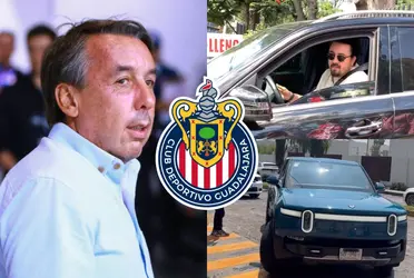 Mientras Emilio Azcárraga tiene una camioneta de un valor menor al millón de pesos, Amaury Vergara así llega a Verde Valle.