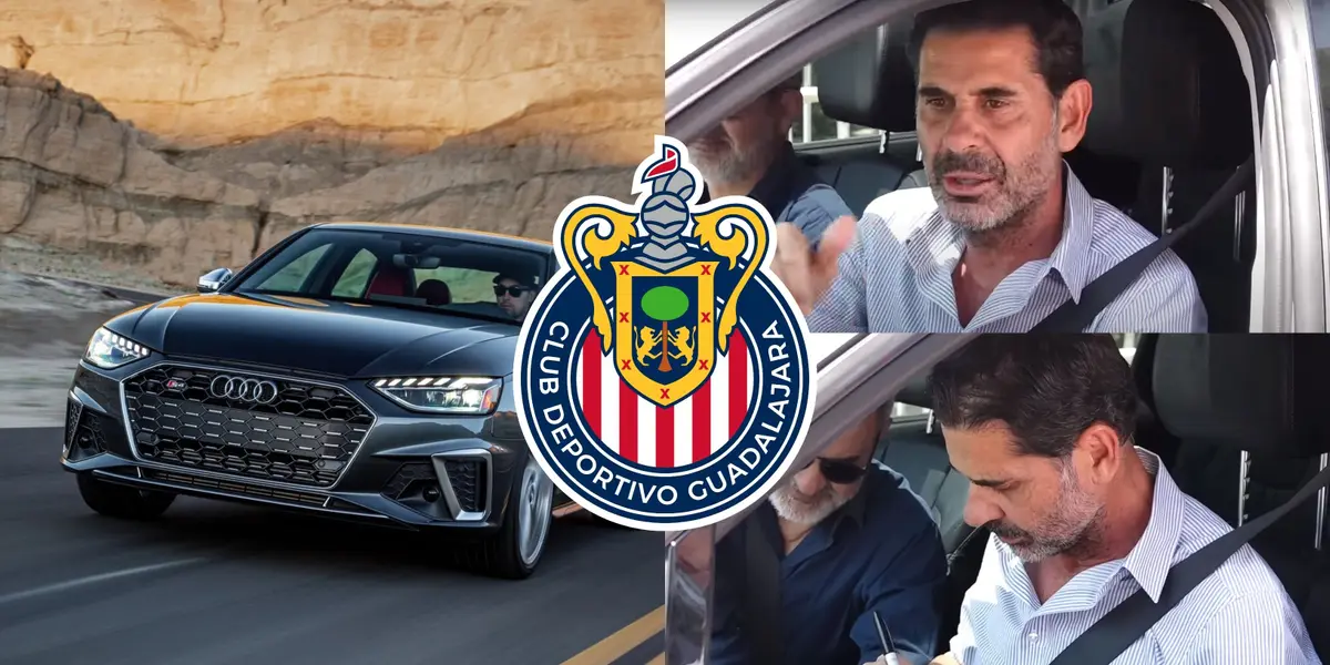 Mientras en España llegó a manejar autos de 1 millón, el auto que Fernando Hierro conduce en Chivas.