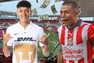Mientras la joya del Guadalajara apenas cobra 200 mil pesos, lo que Jorge Ruvalcaba cobraría en Chivas.