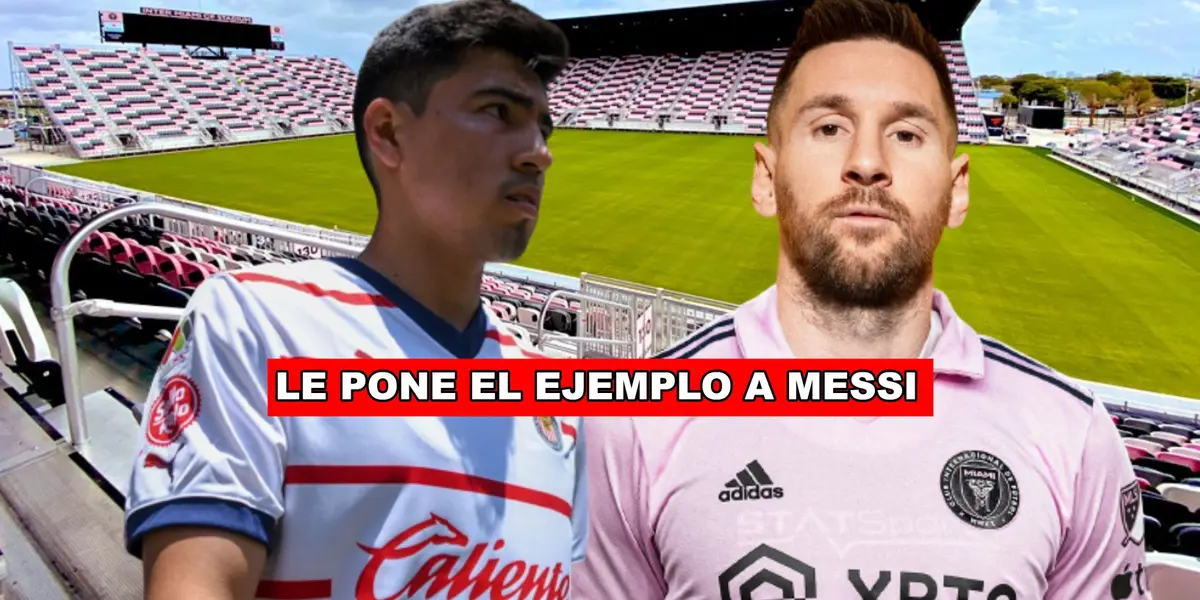 Mientras Leo Messi no jugaría los 90 minutos, la lección que Erick Gutiérrez le da en Chivas.