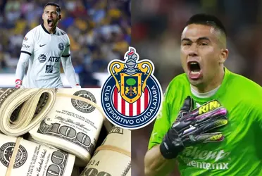 Mientras Luis Ángel Malagón cobra 10 millones en América, lo que Miguel Jiménez cobra en Chivas.