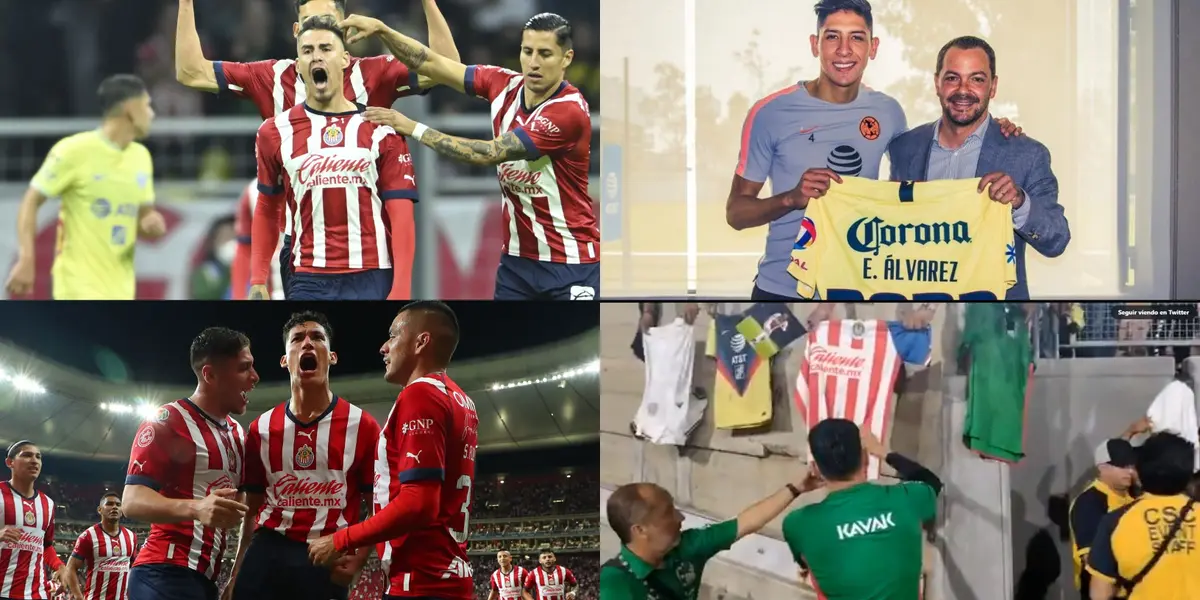Mientras un referente del América como Edson Álvarez firmó una camisa de Chivas, Chiquete y “Chicote” entienden la rivalidad.