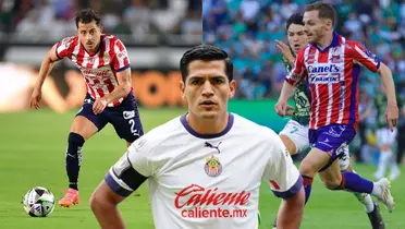 Mozo y Chapo con jugador de San Luis/FOTO: Infobae