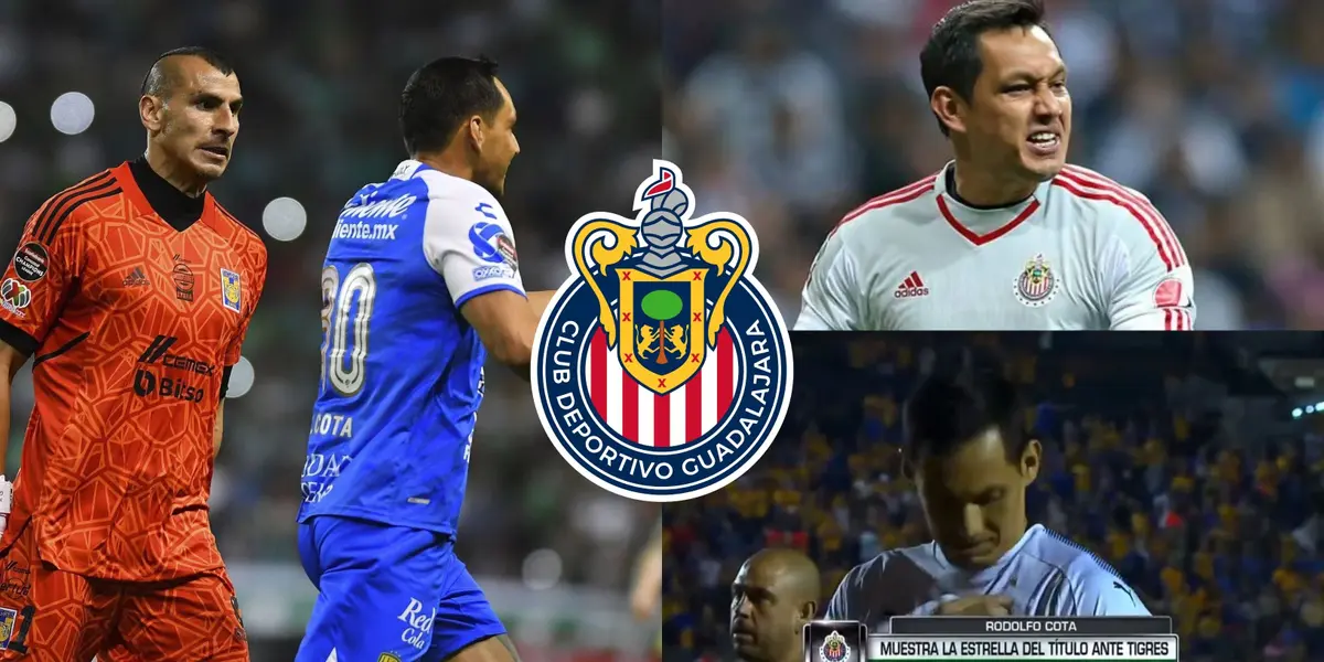 Nahuel Guzmán no se olvida de Chivas y Rodolfo Cota se lo volvió a recordar.
