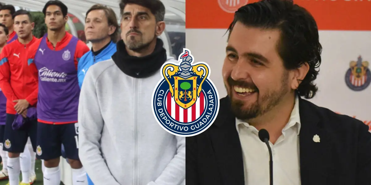No baja la confianza de Chivas en el técnico serbio-español, al contrario, aumenta.