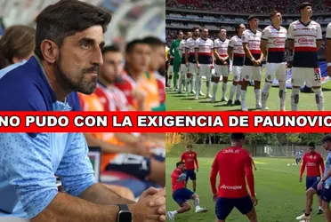 No pudo con la exigencia de Veljko Paunovic en Chivas y ahora le diría adiós a Chivas.