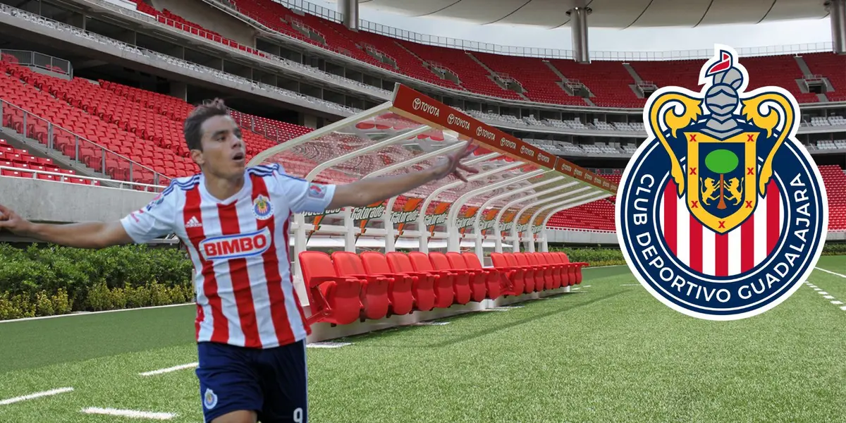 Omar Bravo con la de Chivas y la banca del Akron/FOTO: Behance