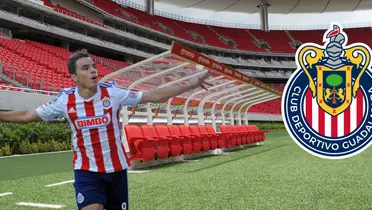 Omar Bravo con la de Chivas y la banca del Akron/FOTO: Behance