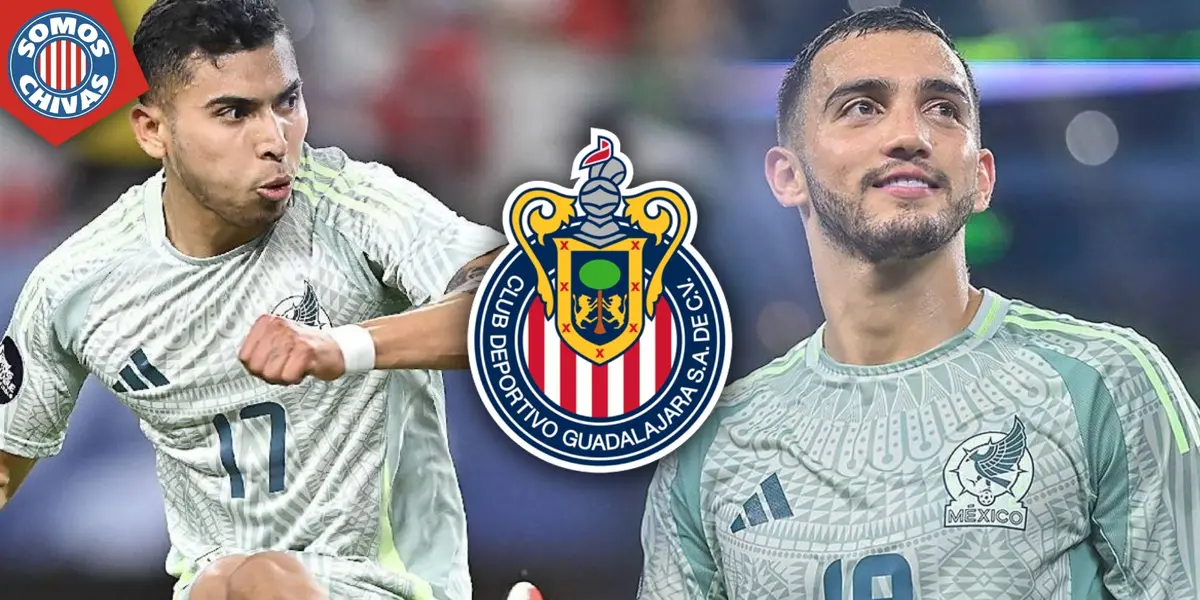 Orbelín Pineda y Luis Chávez (Fuente: MEXSPORT)