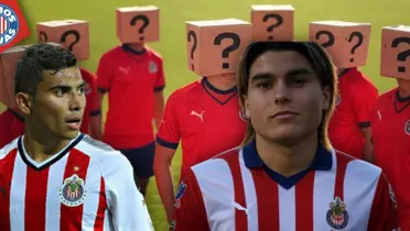 Orbelín y Luka Romero con la playera de Chivas (Fuente: MEXSPORT / GROK)
