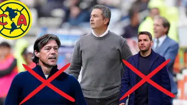 Ortega con Almeyda y Larcamón/FOTO: ESTO